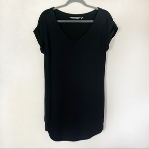Athleta black tshirt dress
